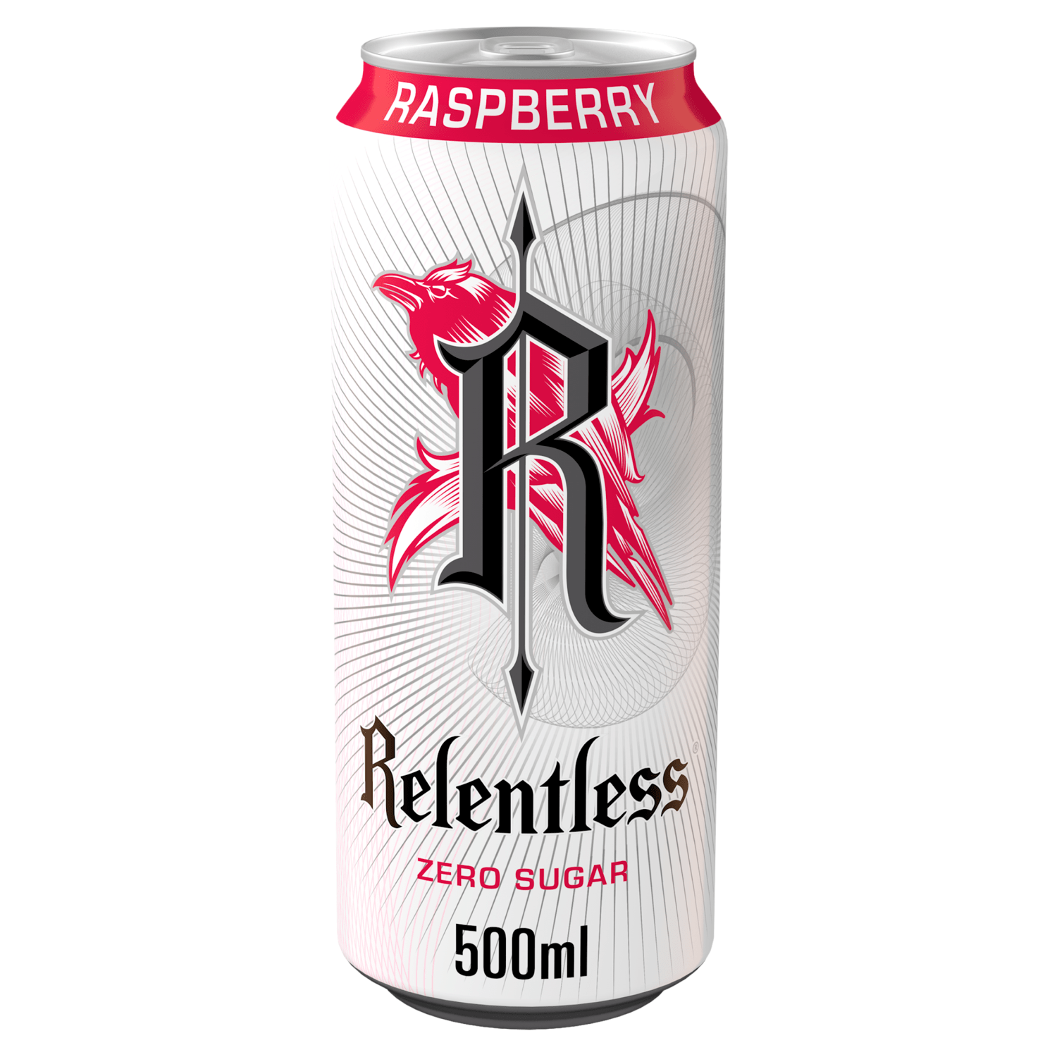 Relentless Raspberry Zero Energy Drink 500ml - UK Food & Drink - 5060608748556