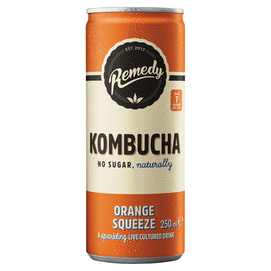 Remedy Kombucha Orange Squeeze 250ml - UK Food & Drink - 9350271003356