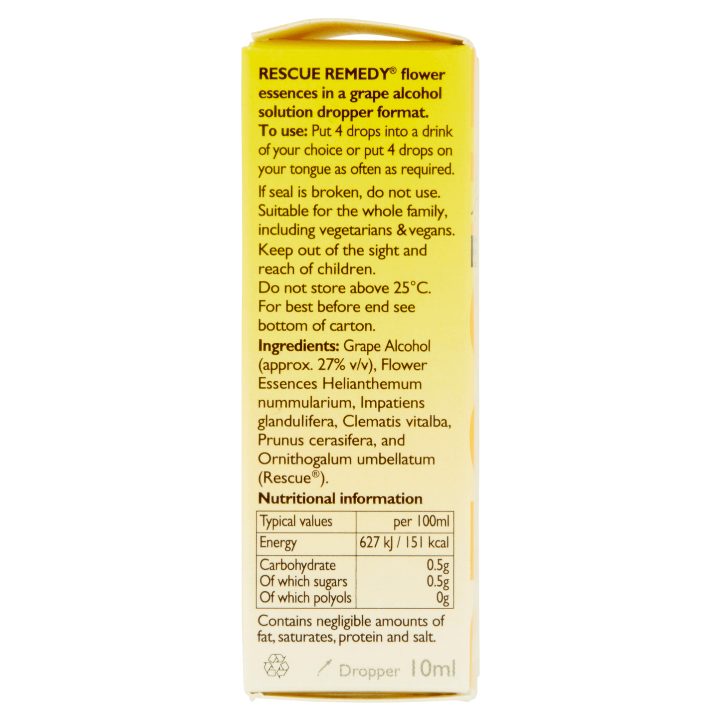 Rescue Remedy Dropper - UK Food & Drink - 741273021001
