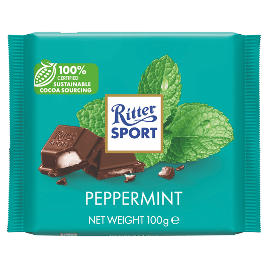 Ritter Sport Peppermint 100g - UK Food & Drink - 4000417028006