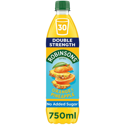 Robinsons Double Strength Orange & Pineapple 750ml - UK Food & Drink - 5010102245181