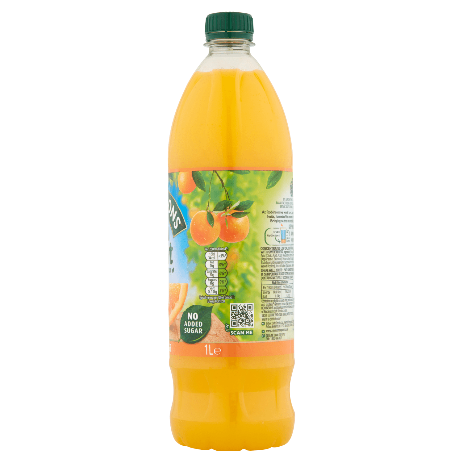 Robinsons Orange 1L - UK Food & Drink - 5000147030125