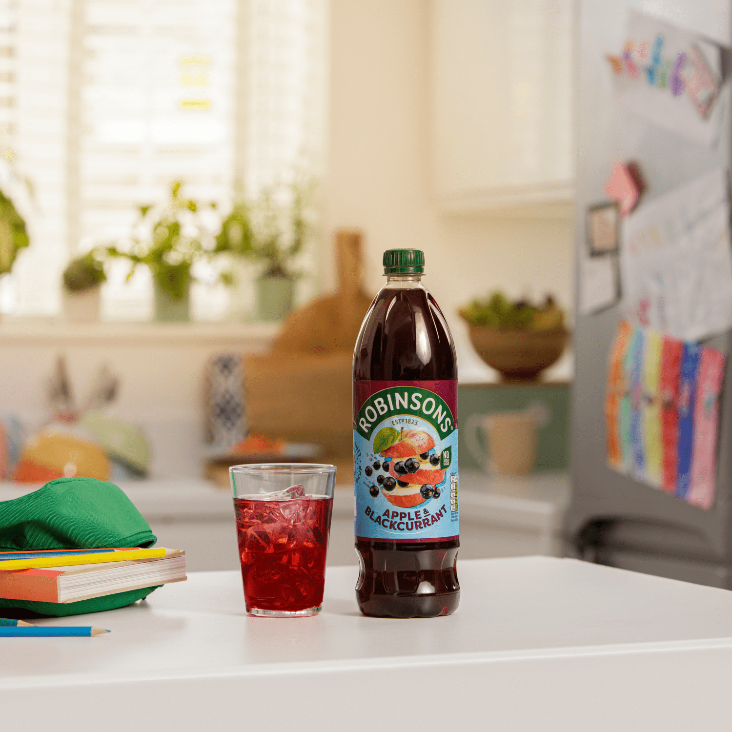 Robinsons Real Fruit Apple & Blackcurrant 1 Litre - UK Food & Drink - 5000147030149