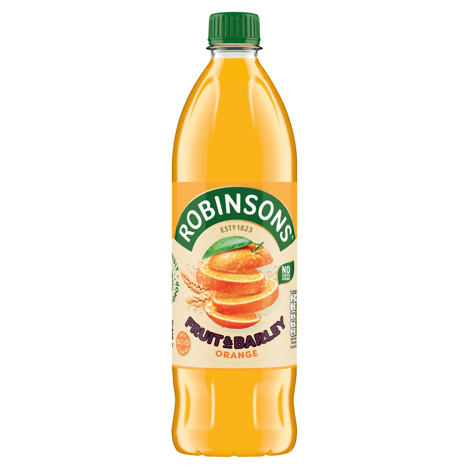 Robinsons Real Fruit & Barley Orange 1 Litre - UK Food & Drink - 5000147030583
