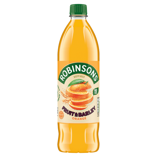 Robinsons Real Fruit & Barley Orange 1 Litre - UK Food & Drink - 5000147030583