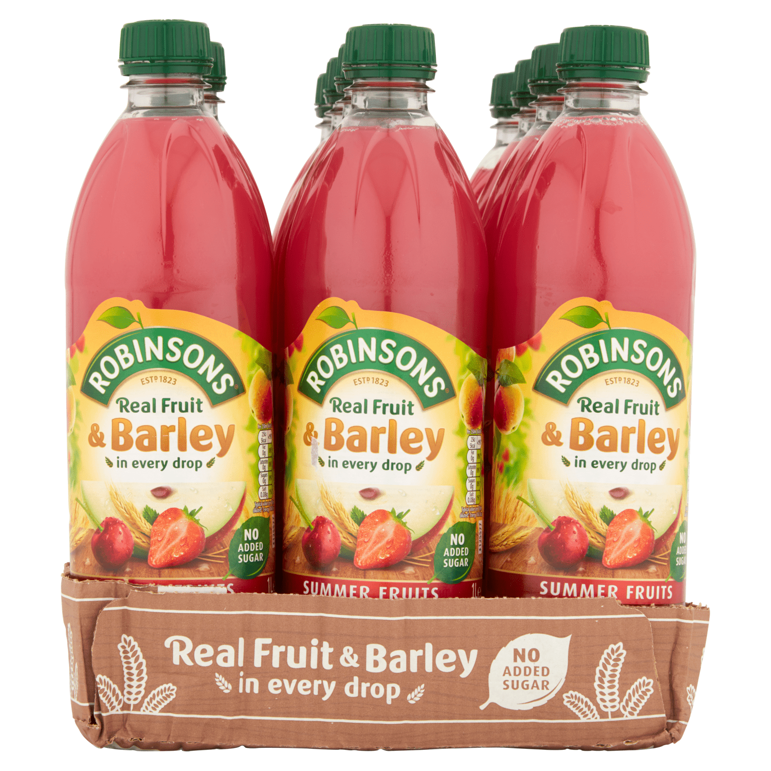 Robinsons Real Fruit & Barley Summer Fruits 1 Litre - UK Food & Drink - 5000147030682