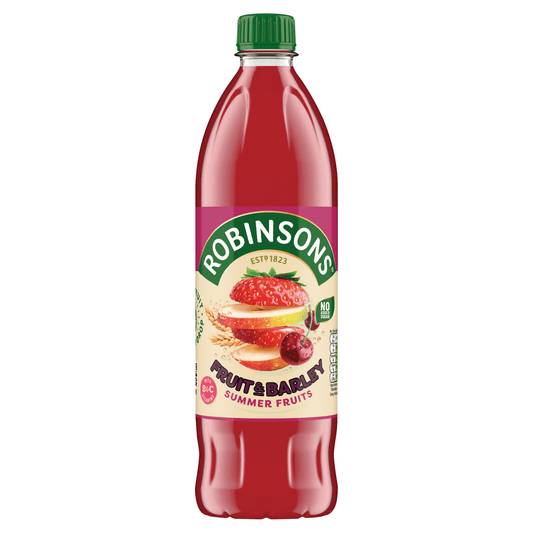 Robinsons Real Fruit & Barley Summer Fruits 1 Litre - UK Food & Drink - 5000147030682