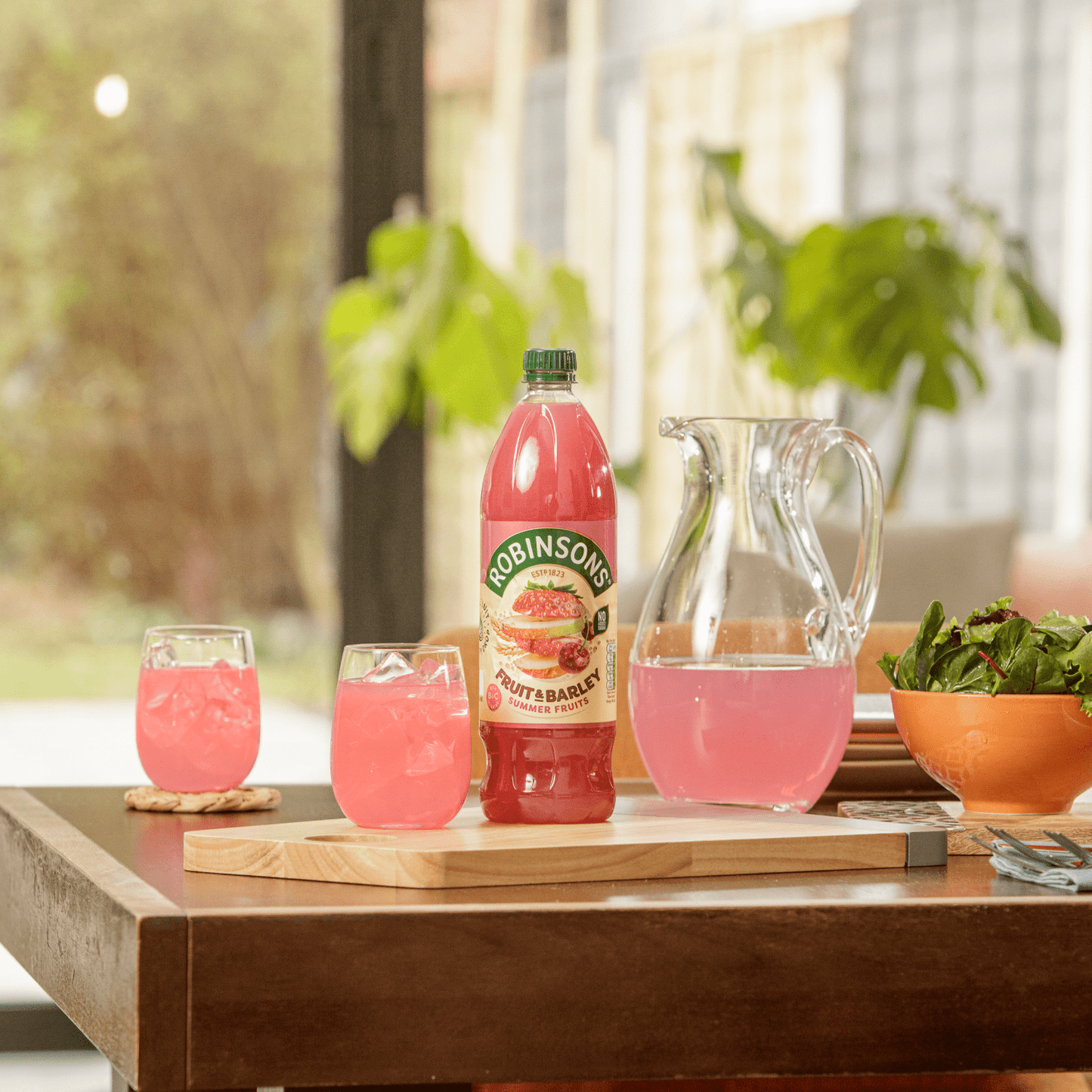 Robinsons Real Fruit & Barley Summer Fruits 1 Litre - UK Food & Drink - 5000147030682