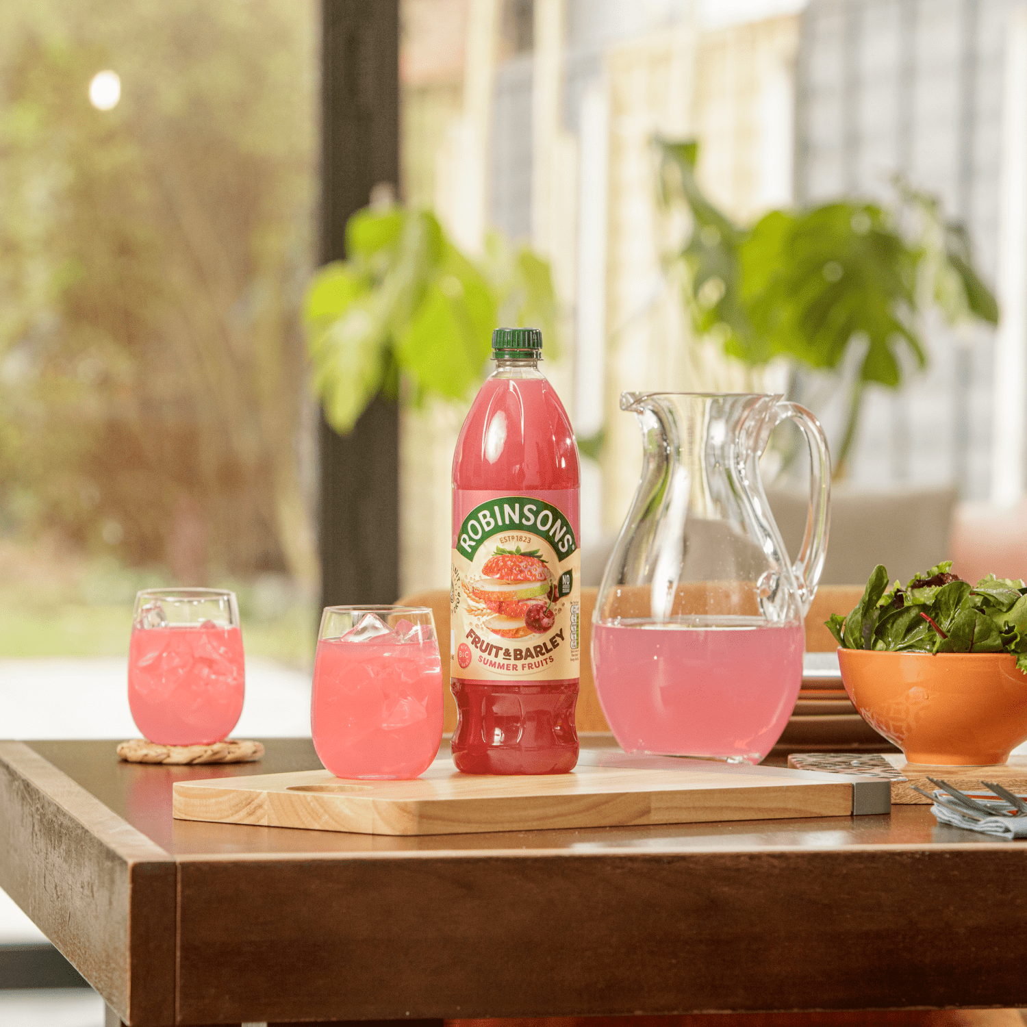 Robinsons Real Fruit & Barley Summer Fruits 1 Litre - UK Food & Drink - 5000147030682