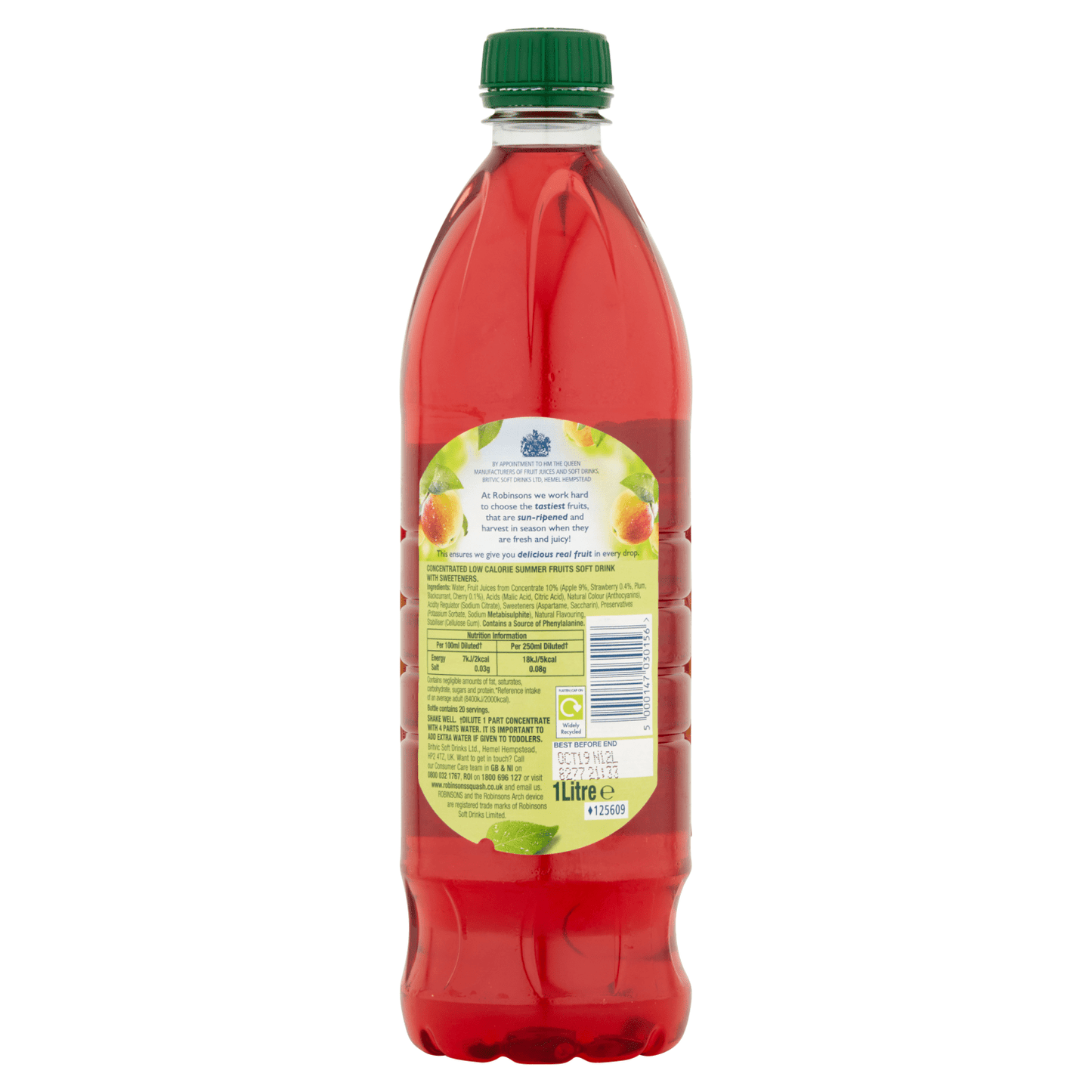 Robinsons Real Fruit Summer Fruits 1 Litre - UK Food & Drink - 5000147030156