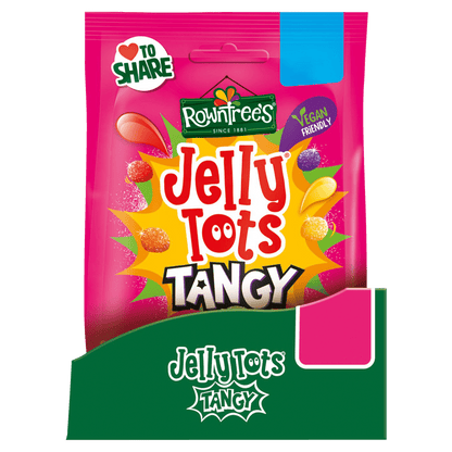 Rowntree Jelly Tots Tangy Pouch - UK Food & Drink - 8445291508644