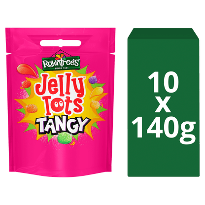 Rowntree Jelly Tots Tangy Pouch - UK Food & Drink - 8445291508644