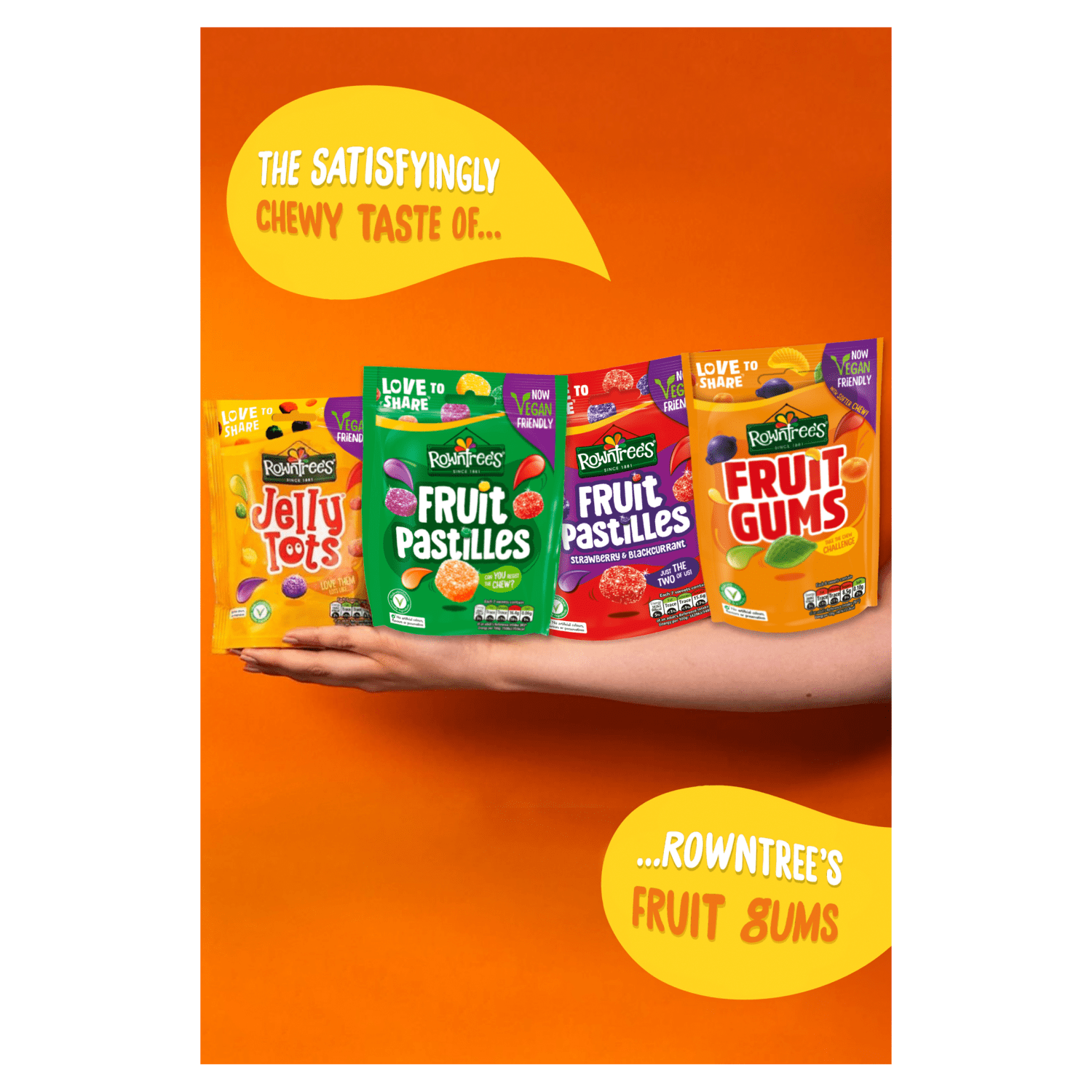 Rowntree's Fruit Gums 150g - UK Food & Drink - 8445290019530