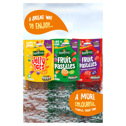 Rowntree's Jelly Tots Sweets Sharing Bag 150g - UK Food & Drink - 7613035419056