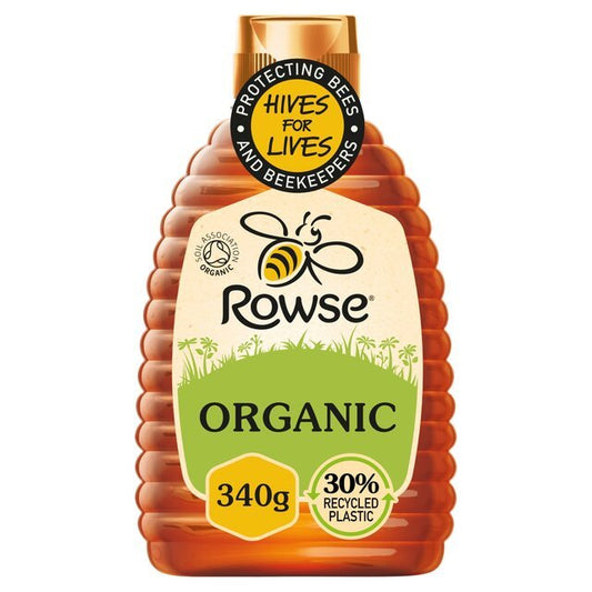 Rowse Organic Honey 340g - UK Food & Drink - 5011273040209