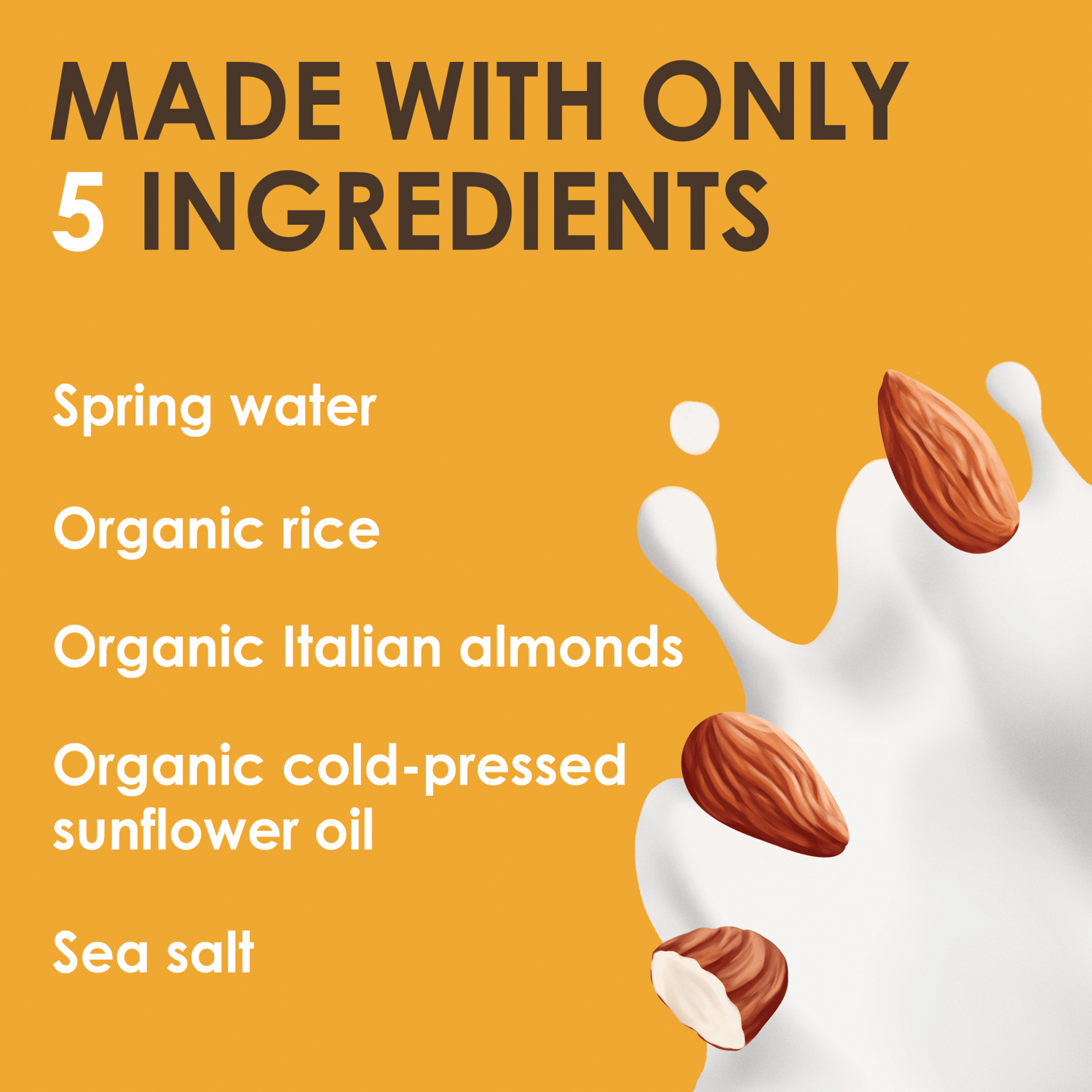 Rude Health Almond Organic 1L - UK Food & Drink - 5060120282019