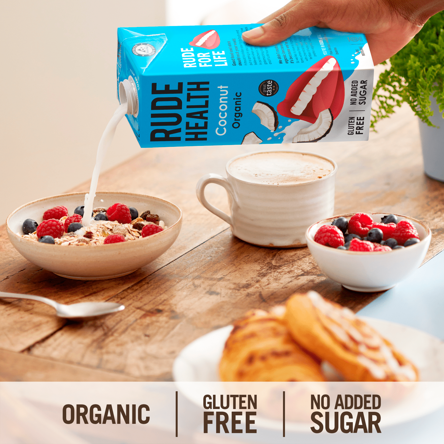 Rude Health Coconut Organic 1L - UK Food & Drink - 5060120282347