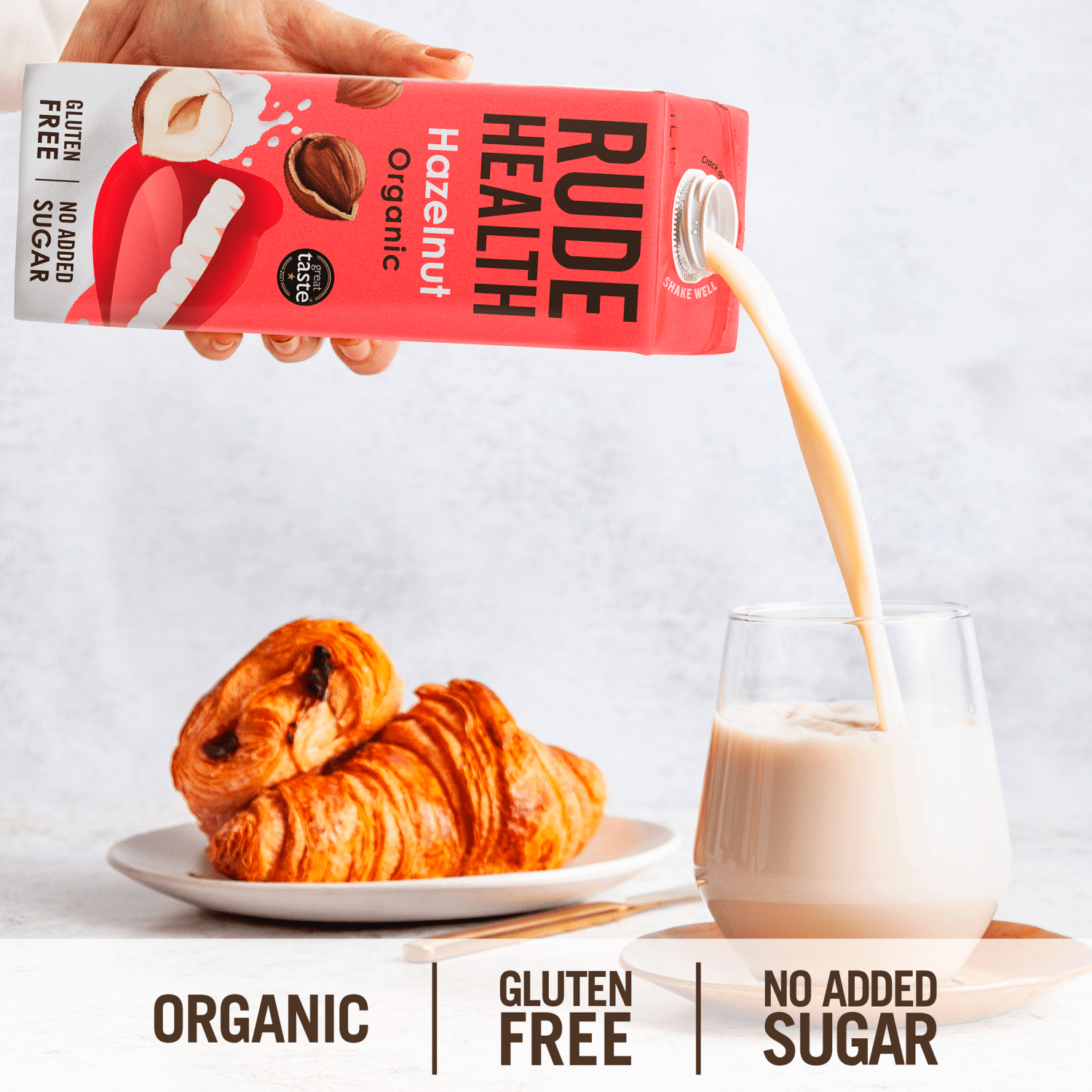 Rude Health Organic Hazelnut 1L - UK Food & Drink - 5060120281616