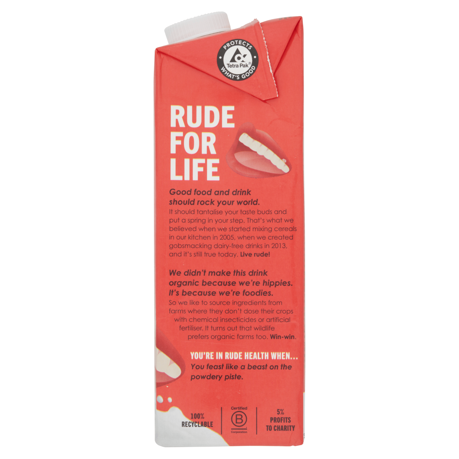 Rude Health Organic Hazelnut 1L - UK Food & Drink - 5060120281616