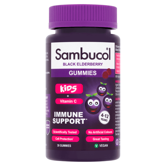 Sambucol Kids Black Elderberry 30 Gummies 4 - 12 Years - UK Food & Drink - 5060216564098