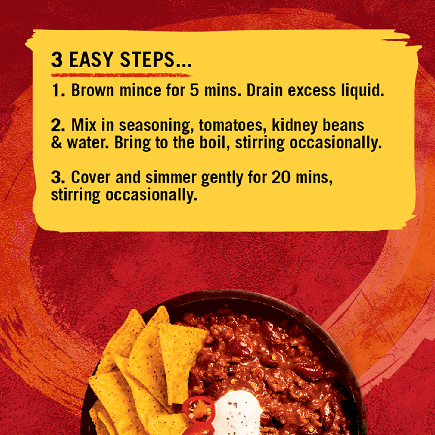 Schwartz Hot Chilli Con Carne Recipe Mix 41g - UK Food & Drink - 5000225005038