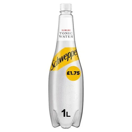 Schweppes Slimline Tonic Pm 1.75 1Ltr - UK Food & Drink - 5000112557350