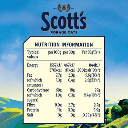 Scott's Original Porage Porridge Sachets 8 x 30g - UK Food & Drink - 5000108033462
