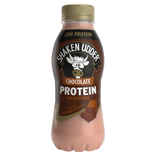 Shaken Udder Chocolate Protein Milkshake Ambient 330ml - UK Food & Drink - 5060342471390