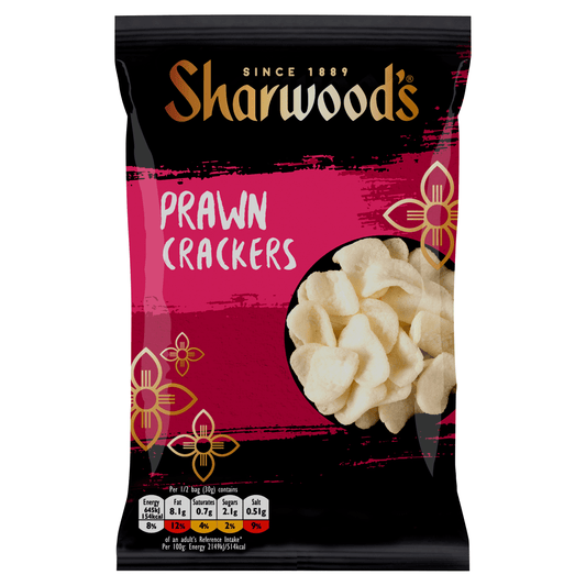 Sharwood's Prawn Crackers 60g - UK Food & Drink - 5000197154239