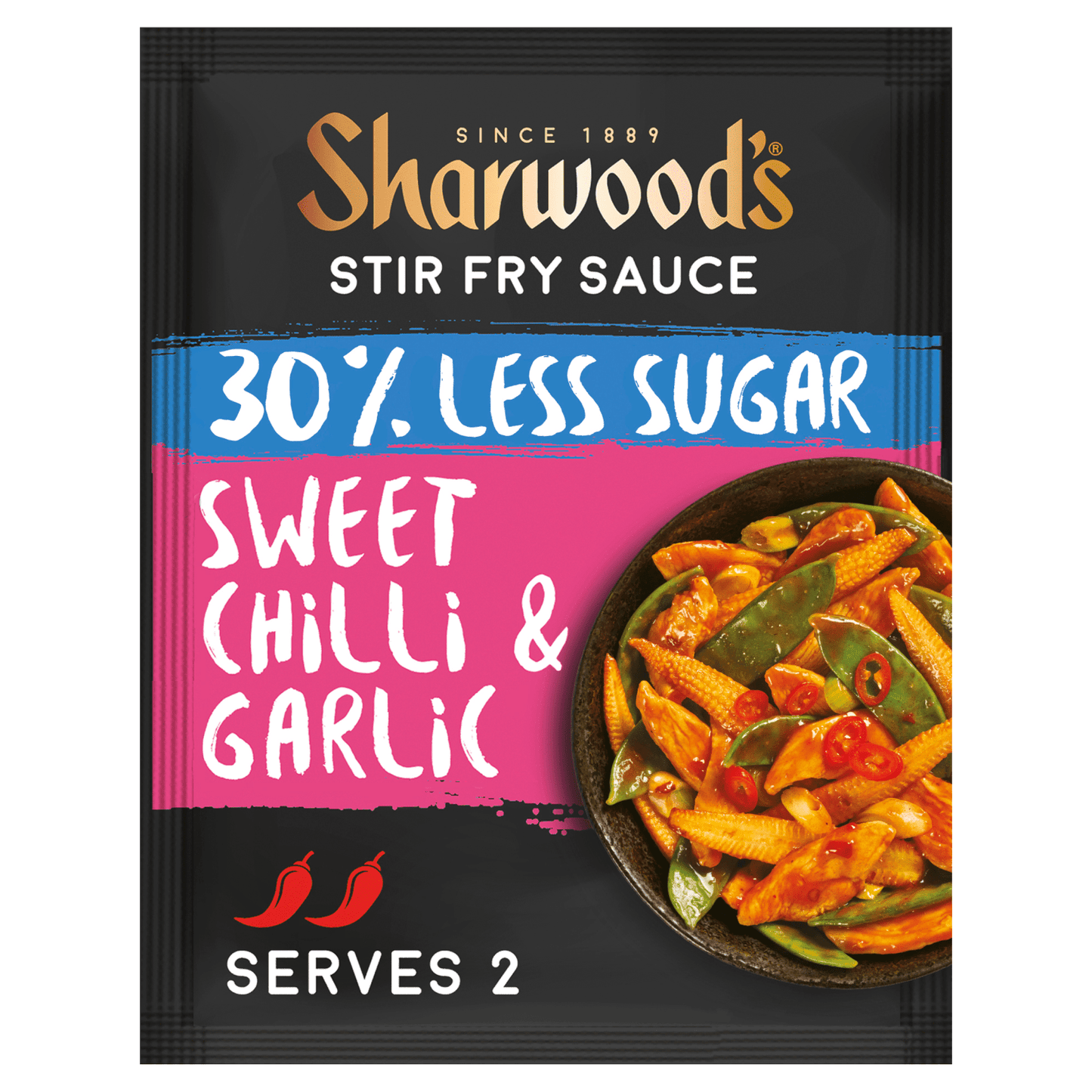 Sharwood's Sweet Chilli & Garlic Stir Fry Sauce 120g - UK Food & Drink - 5000354917363