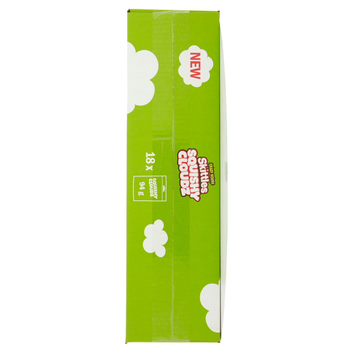 Skittles Squishy Cloudz Crazy Sours Sweets Pouch Bag 94g - UK Food & Drink - 4009900538589