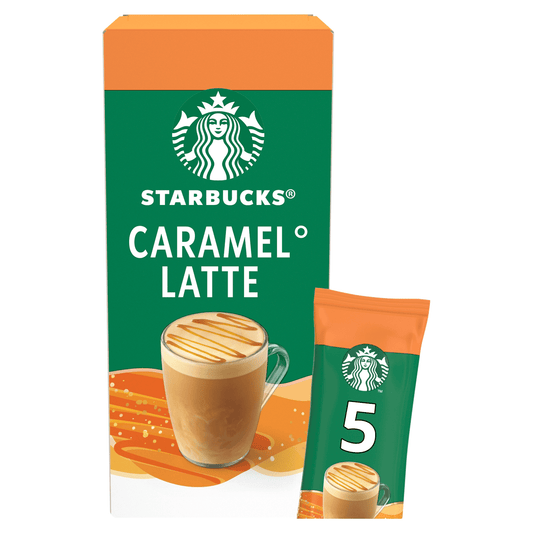 Starbucks Caramel Latte 5 x 23g (115g) - UK Food & Drink - 8445290041302