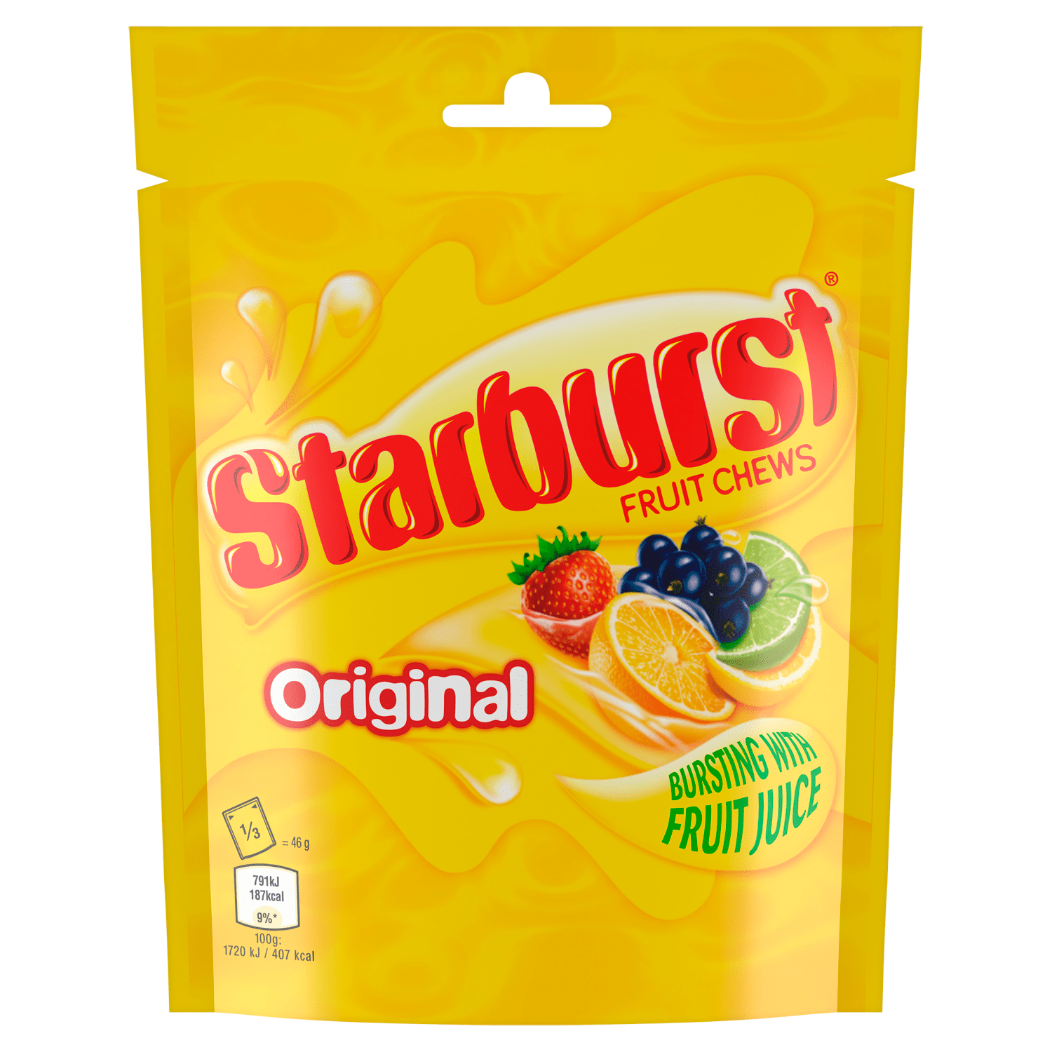 Starburst Fruit Chews Original 138g - UK Food & Drink - 4009900546249