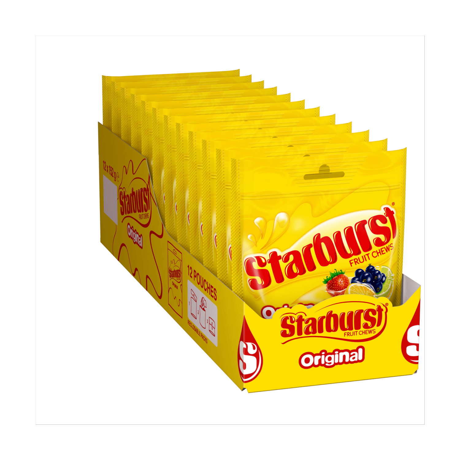 Starburst Fruit Chews Original 138g - UK Food & Drink - 4009900546249