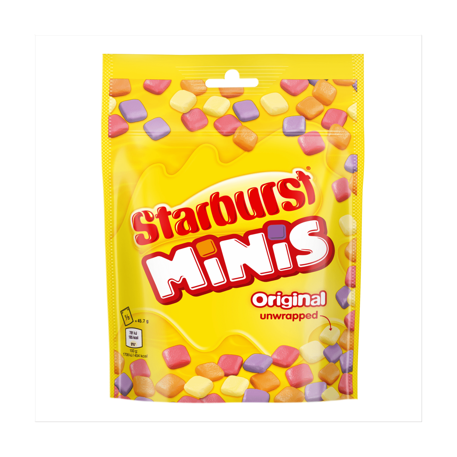 Starburst Minis Original Sweets Pouch Bag 137g - UK Food & Drink - 4009900539302