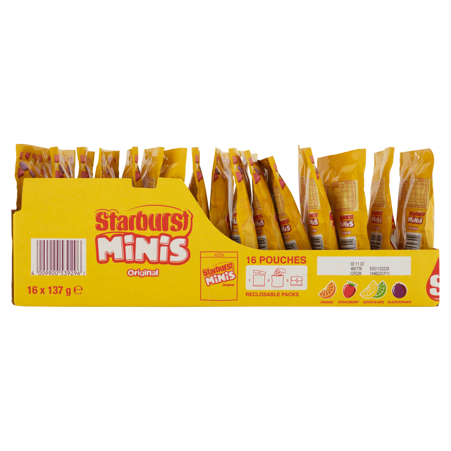 Starburst Minis Original Sweets Pouch Bag 137g - UK Food & Drink - 4009900539302