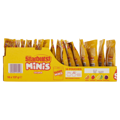 Starburst Minis Original Sweets Pouch Bag 137g - UK Food & Drink - 4009900539302