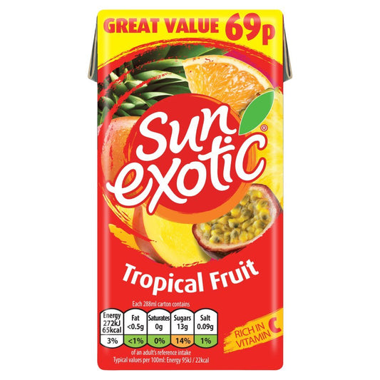 Sun Exotic Tropical Pm 69P 288Ml - UK Food & Drink - 5000382116004
