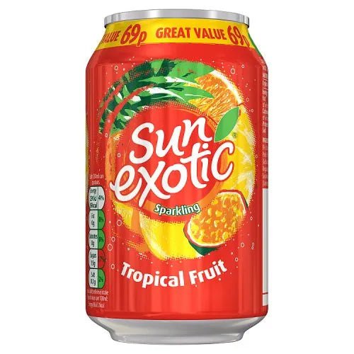 Sun Exotic Tropical Pm 69P 330Ml - UK Food & Drink - 5000382122210