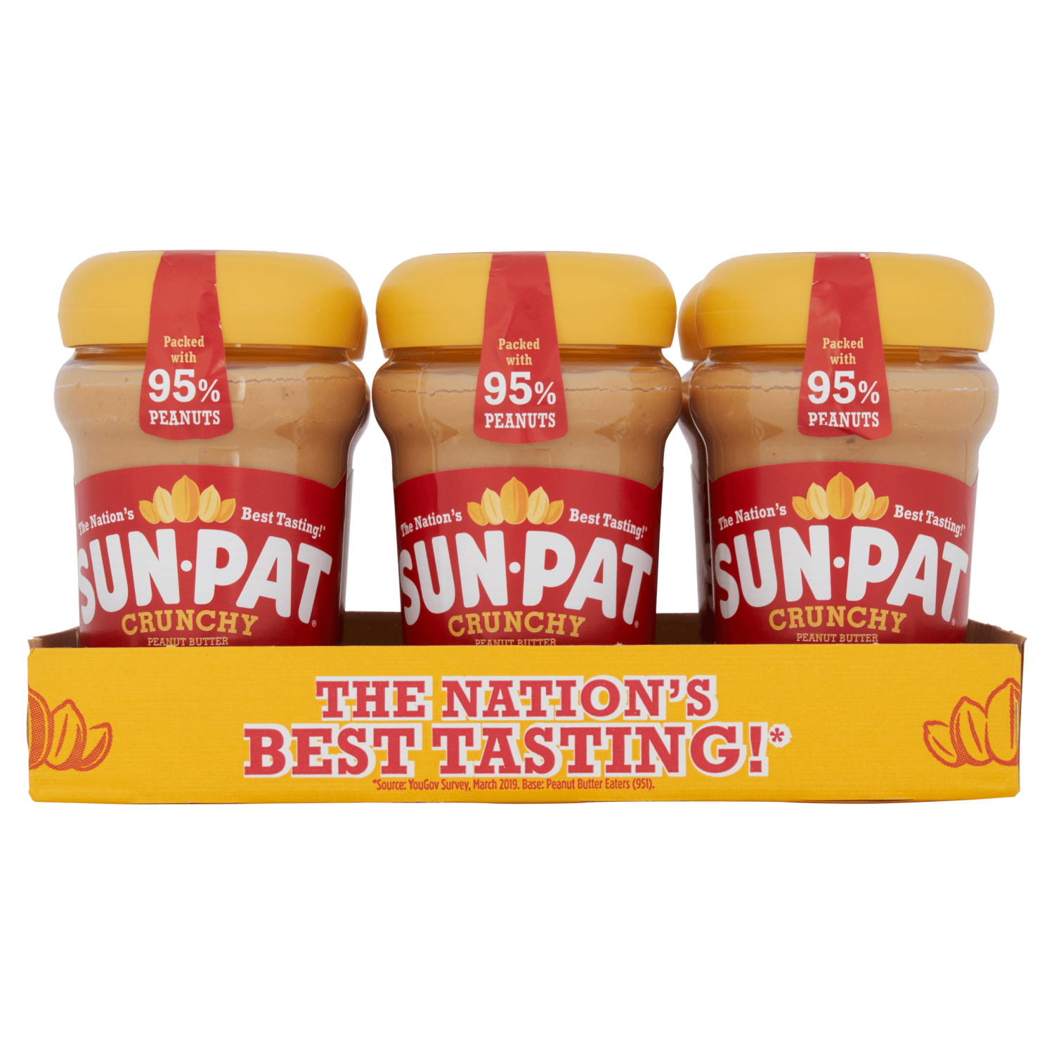 Sun - Pat Crunchy Peanut Butter 300g - UK Food & Drink - 5060391623764