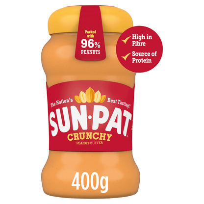 SUN - PAT Crunchy Peanut Butter 400g - UK Food & Drink - 5060391623092