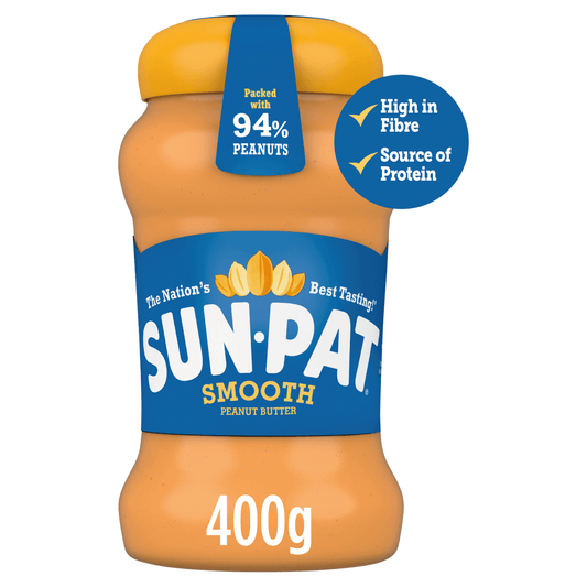 Sun - Pat Smooth Peanut Butter 400g - UK Food & Drink - 5060391623139