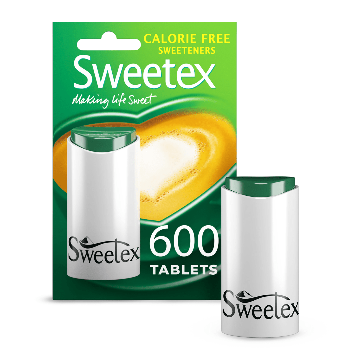 Sweetex Calorie Free Sweeteners 600 Tablets - UK Food & Drink - 5011417547755
