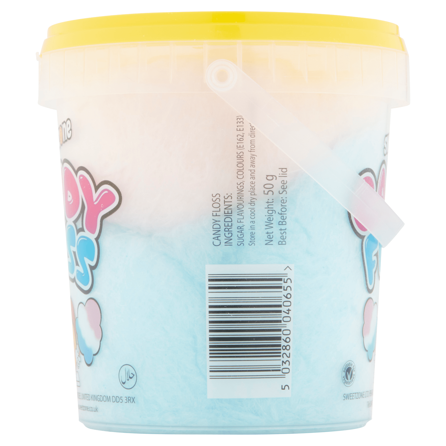 SweetZone Candy Floss 50g - UK Food & Drink - 5032860040655