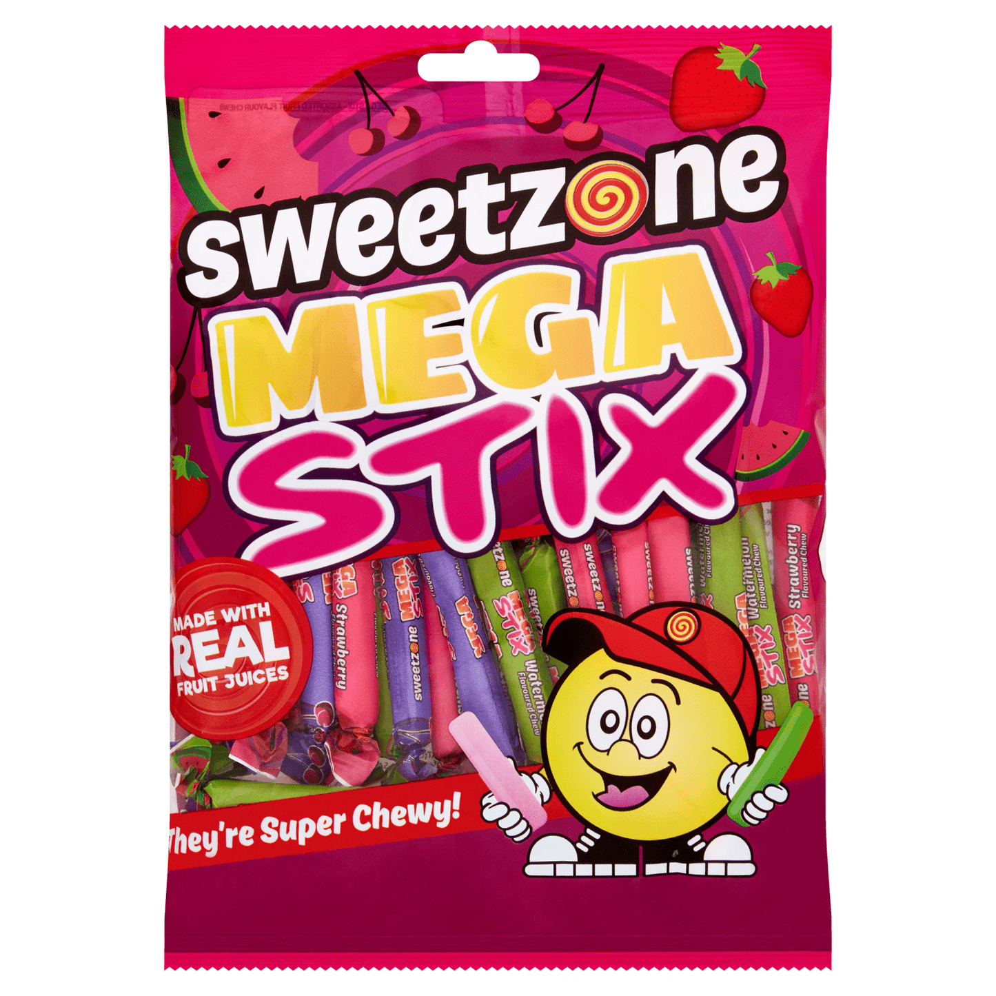 Sweetzone Mega Stix 200g - UK Food & Drink - 5032860020220