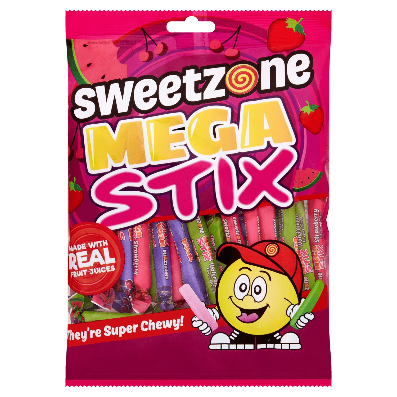 Sweetzone Mega Stix 200g - UK Food & Drink - 5032860020220