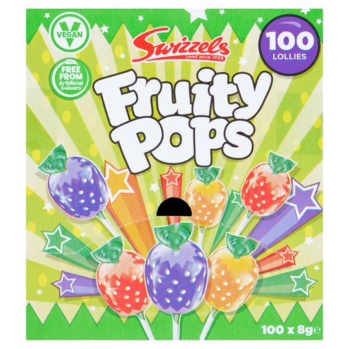 Swizzels Fruity Pops Dispenser Box - UK Food & Drink - 96075432