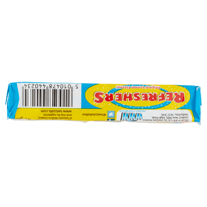 Swizzels Refreshers Lemon Flavour with Fizzy Sherbet Centre 43g - UK Food & Drink - 5010478440234