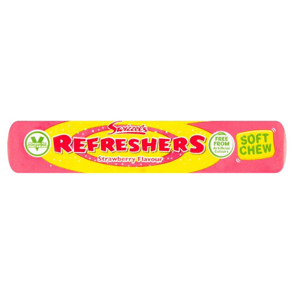 Swizzels Refreshers Strawberry Flavour - UK Food & Drink - 5010478558915