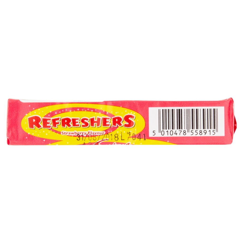 Swizzels Refreshers Strawberry Flavour - UK Food & Drink - 5010478558915